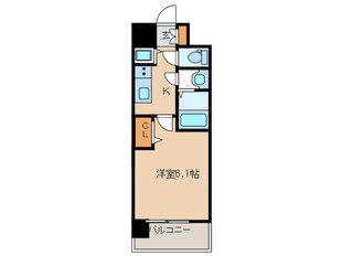 プレサンス南森町駅前(503)の物件間取画像